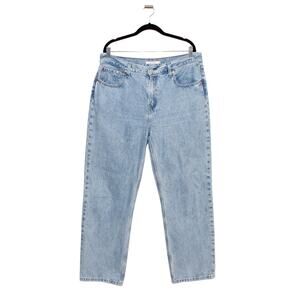 Levi's Low Pro Jeans Charlie Glow Up Light Wash Mid Rise Straight Leg Size 32